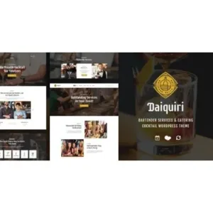 Daiquiri – Bartender Services & Catering Cocktail WordPress Theme